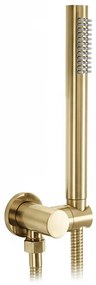 Rea Foss, podomietková sprchová súprava + inštalačný systém BOX, zlatá matná, REA-P5647