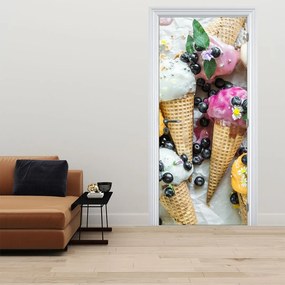 Fototapeta na dvere - Zmrzliny (95x205cm)