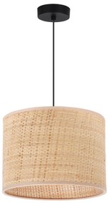 Light Home Závesné svietidlo Rattan, 1x ratanové tienidlo, (fi 20cm), b