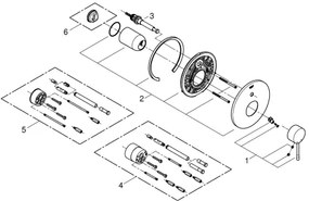GROHE 19285001 - Vaňová batéria ESSENCE, lesklý chróm