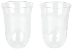 Delonghi Pohár na latte macchiato, 330 ml, 2 kusy (100348943)