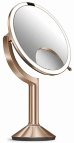 Zrkadlo Simplehuman so senzorom TRIO s dotykovým ovládaním, rose gold
