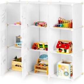 Detská modulárna policová skriňa s 9 policami