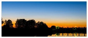 Obraz západu slnka (120x50 cm)