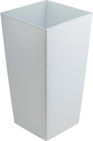 PLASTOVÝ KVETINÁČ PORTO RIFLO 75X39,5X39,5 CM BIELA
