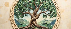 Obraz – Prepletený strom života (120x50 cm)