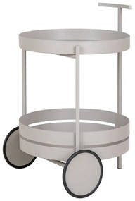 Kovový servírovací stolík na kolieskach 40x49,5 cm Beja – House Nordic