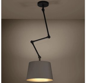 Eglo 390198 - Luster na tyči PISTUNIO 1xE27/40W/230V hnedá