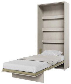 Sklápacia posteľ Concept Junior - vertikálna, Farby: Silk Flou, Osvetlenie: bez osvetlenia, Rozmer postele: 90x200