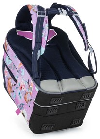 Veľký školský set Topgal COCO 22006 G - školská taška + peračník + vrecko na prezuvky + pláštenka na batoh