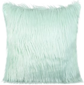 CHLPATÁ DEKORAČNÁ OBLIEČKA NA VANKÚŠ 819 45X45 CM MENTOLOVÁ