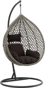 Závesné kreslo RELAX sivé / tmavosivé FAT4811