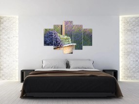 Obraz - Levanduľové zväzky (150x105 cm)