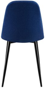 Stolička Giverny látka - modrá