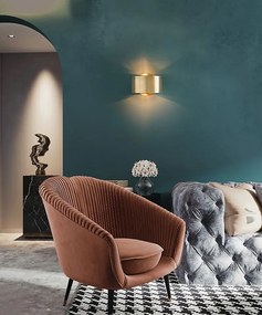 Toolight Toolight, nástenné svietidlo 1xE27 APP990-1W, zlatá, OSW-05541