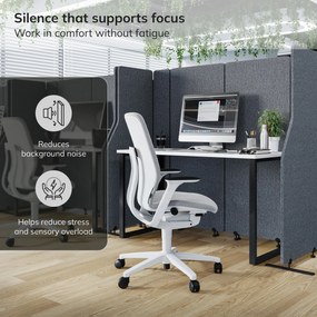 Akustická stena SADIE Carbon Fog 280/145 cm