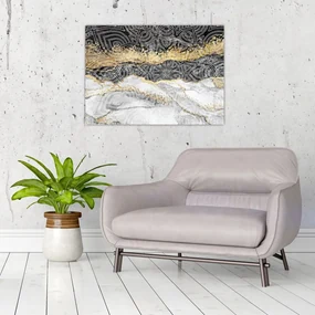 Obraz - Mandala v mramore (70x50 cm)
