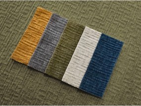 Zelená ženilková pohovka na každodenné spanie/rozkladacia 240 cm Hugo – Bobochic Paris