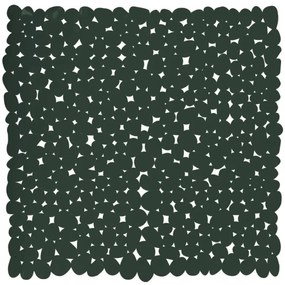 Spirella Protiskluzová podložka do sprchy GALETS,tmavě zelená, 53 x 53 cm