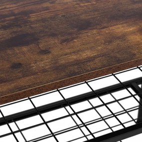 Vešiak na kabáty s botníkom ODRYS čierny