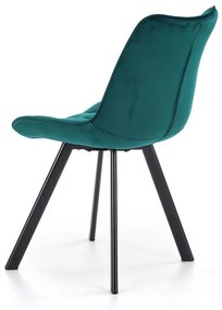 Dizajnová stolička DESIGNBLOG K332 tyrkysová