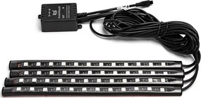 Aigostar - RGB stmievateľné LED pásy do auta LED/4,5W/5V + DO