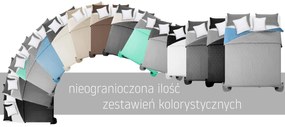 Tutumi Diamante, obojstranný prešívaný prehoz na posteľ 220x240 cm, svetlá šedá-zelená, NAZ-00714
