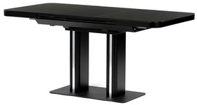 Autronic BONTEC Jedálenský stôl rozkladací 120x80cm, mdf, čierna, HT-D1926 BK Farba: Čierna
