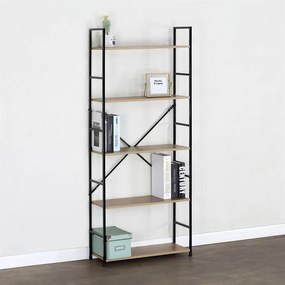 BONTEC Regál, mdf, hnedá, GD-225 OAK Farba: Prírodné