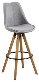 Sada 2 svetlosivých barových stoličiek Actona Dima