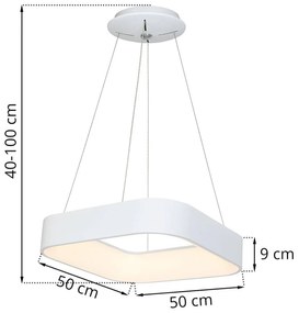 Závesne LED svietidlo ASTRO, 1x LED 24W, W