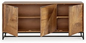 Komoda z mangového dreva v prírodnej farbe 170x79x40 cm Nereida – MOME