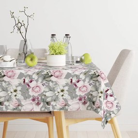 Krásny obrus s potlačou pivónií Šírka: 80 cm | Dĺžka: 80 cm