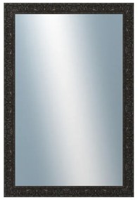 DANTIK - Zrkadlo v rámu, rozmer s rámom 80x160 cm z lišty PRAHA čierna (2753)