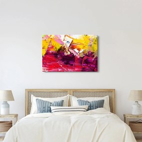 Obraz abstrakcie - maľba (90x60 cm)