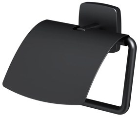 Držiak na toaletný papier AM.PM Gem AGA341422 s vekom, čierny