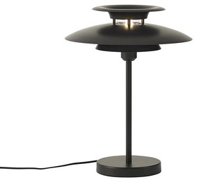 Retro stolná lampa čierna oceľ 45cm - Pauly