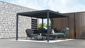 Bočná zástena pre bioklimatickú pergolu BestBerg BBP-ACG / 92 × 203 cm / sivá