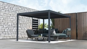 Bočná zástena pre bioklimatickú pergolu BestBerg BBP-ACG / 92 × 203 cm / sivá