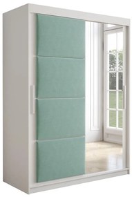 Skriňa Tapi 150 Biely/Pistácie