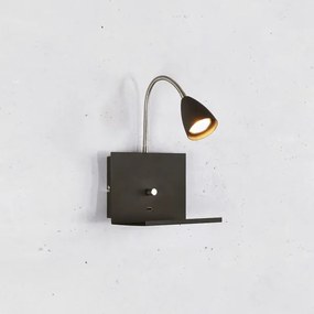 Markslöjd 107141 - Stmievateľné nástenné svietidlo s USB LOGI 1xGU10/7W/230V