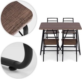 Sada nábytku do jedálne, kuchyne, stôl, 4 stoličky PARIS