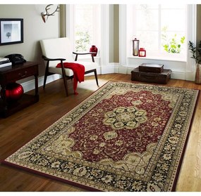 Červený koberec vo vintage štýle Šírka: 160 cm | Dĺžka: 220 cm