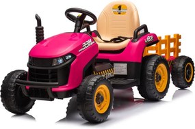 LEAN CARS Batériový traktor BBH-030 ružový