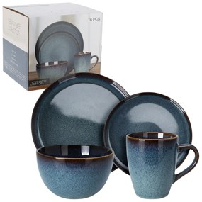 Kameninová jedálenská súprava Navy sada 16ks