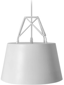 Toolight, závesná kovová stropná lampa 1xE27 APP423-1CP, biela, OSW-00553