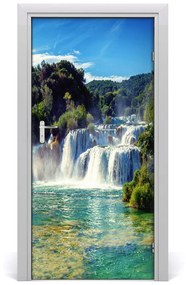 Fototapeta na dvere vodopád Krka 85x205 cm