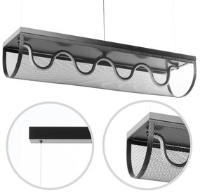 Toolight Toolight, LED stropné svietidlo 27W APP1409-CP, čierna, OSW-063952