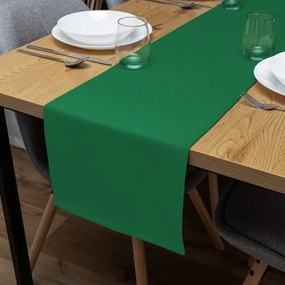 Biante Dekoračný behúň na stôl Rongo RG-056 Zelený 20x140 cm