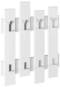 Nástenný vešiak WAVE 81x64 cm biela